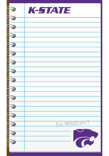 Purple K-State Wildcats Memo Notebooks and Folders