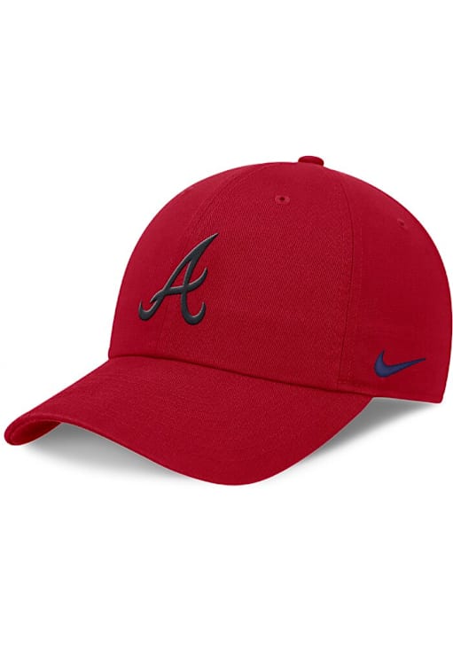 Nike Atlanta Braves Red Evergreen Club Unstructured Adjustable