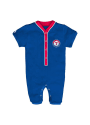 Texas Rangers Baby Blue Outfield Coverall One Piece