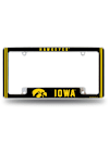 Main image for White Iowa Hawkeyes Classic All Over Chrome License Plate Frame