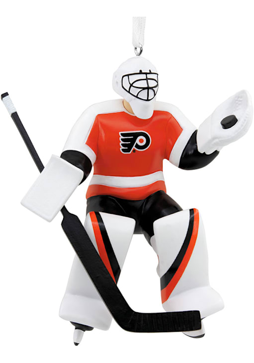 Philadelphia Flyers Goalie Ornament ORANGE