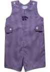 Main image for Toddler K-State Wildcats Purple Vive La Fete Gingham Overalls