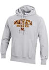 Main image for Mens Minnesota Golden Gophers Ash Champion Reverse Weave Hooded Sweatshirt
