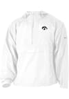 Main image for Mens Iowa Hawkeyes White Columbia Heat Seal Prodigy Qtr Zip Pullover
