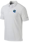 Main image for Mens Pitt Panthers White Columbia Vault Heat Seal Omni Wick Drive Short Sleeve Polo Shirt