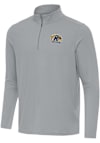 Main image for Mens Kent State Golden Flashes Ash Antigua Intent Qtr Zip Pullover