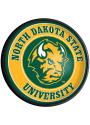 North Dakota State Bison Round Slimline Lighted Sign
