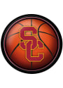 USC Trojans Basketball Modern Disc Sign