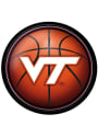Virginia Tech Hokies Basketball Modern Disc Sign