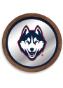 UConn Huskies Mascot Faux Barrel Top Mirrored Sign