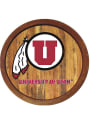 Utah Utes Faux Barrel Top Sign