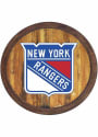 New York Rangers Faux Barrel Top Sign