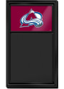 Colorado Avalanche Chalk Noteboard Sign