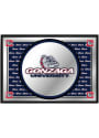Gonzaga Bulldogs Team Spirit Framed Mirrored Wall Sign