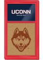 UConn Huskies Logo Cork Noteboard Sign