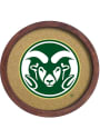 Colorado State Rams Faux Barrel Framed Cork Board Sign