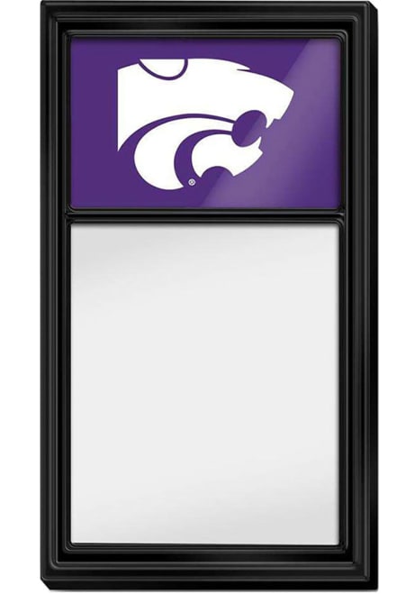 Purple K-State Wildcats Dry Erase Noteboard Sign