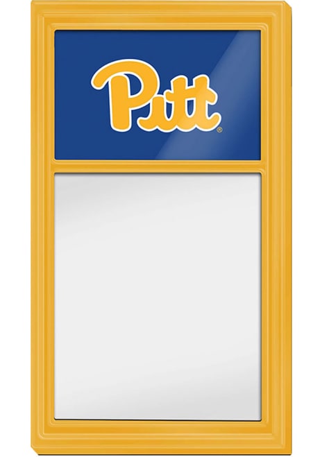 Gold Pitt Panthers Dry Erase Noteboard Sign