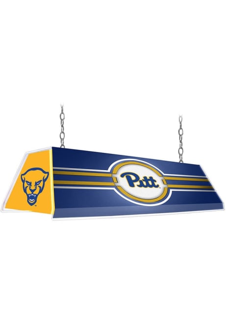 Gold Pitt Panthers Edge Glow Light Pool Table