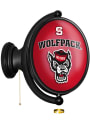 NC State Wolfpack Mascot Oval Rotating Lighted Sign