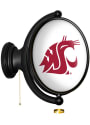 Washington State Cougars Oval Rotating Lighted Sign