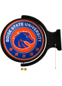 Boise State Broncos Round Rotating Lighted Sign