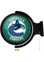 Vancouver Canucks Round Rotating Lighted Sign