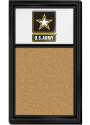 Army Cork Note Board Sign