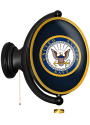 Navy Original Oval Rotating Lighted Wall Sign
