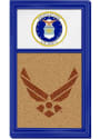 Air Force Dual Logo Seal Cork Note Board Sign