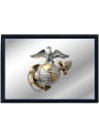 Marine Corps Framed Mirrored Wall Sign
