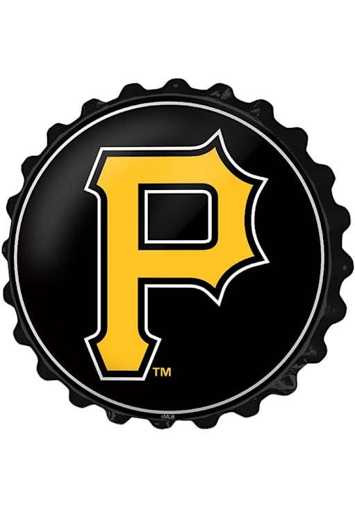 The Fan-Brand Pittsburgh Pirates Logo Bottle Cap Sign