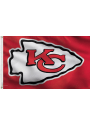 Kansas City Chiefs 3x5 Deluxe Grommet Red Silk Screen Grommet Flag