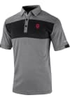 Main image for Mens Indiana Hoosiers Black Columbia Heat Seal Omni Wick Total Control Short Sleeve Polo Shirt