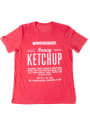 Whataburger Heather Red Fancy Ketchup Short Sleeve T-Shirt