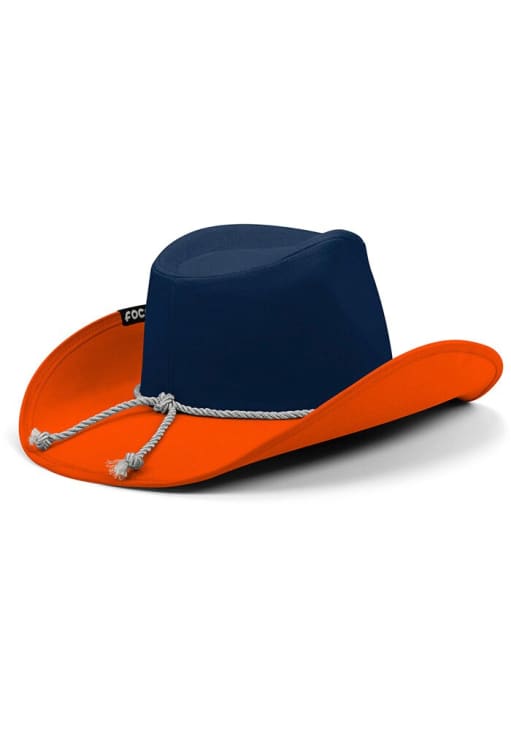 Forever Collectibles Denver Broncos Blue Two-Tone Cowboy Hat Mens Cowboy Hat