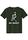 Main image for Youth Michigan State Spartans Green Summit Sportswear Sparty Playing Ice Hockey Short Sleeve T-Shi..