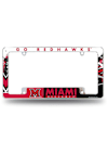 Main image for Red Miami RedHawks Primary All Over Chrome License Plate Frame