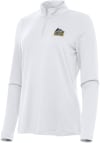 Main image for Womens Drexel Dragons White Antigua Reprocess Recycled Qtr Zip Pullover