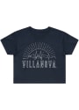 Villanova Wildcats Womens Adventurer Crop T-Shirt - Navy Blue