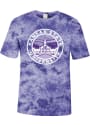 K-State Wildcats Crystal Tie Dye T Shirt - Purple