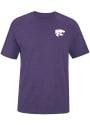 K-State Wildcats Heather Scenic T Shirt - Purple