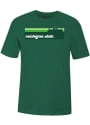 Michigan State Spartans Groovy Landscape T Shirt - Green
