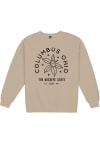 Main image for Uscape Columbus Mens Tan Typo Long Sleeve Crew Sweatshirt