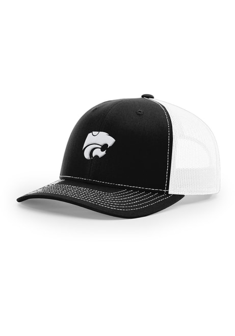 Uscape Black K-State Wildcats Trucker Adjustable Hat