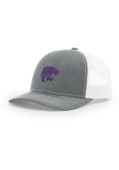 Uscape Grey K-State Wildcats Trucker Adjustable Hat