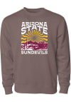 Main image for Uscape Arizona State Sun Devils Mens Charcoal Sun Graphic Long Sleeve Crew Sweatshirt