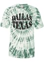 Dallas Ft Worth Funky Circle Fashion T Shirt - Green Tie Dye