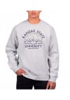 Main image for Mens K-State Wildcats Grey Uscape Premium Voyager Heavyweight Crew Sweatshirt
