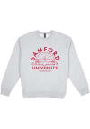 Main image for Uscape Samford University Bulldogs Mens Grey Premium Heavyweight Long Sleeve Crew Sweatshirt
